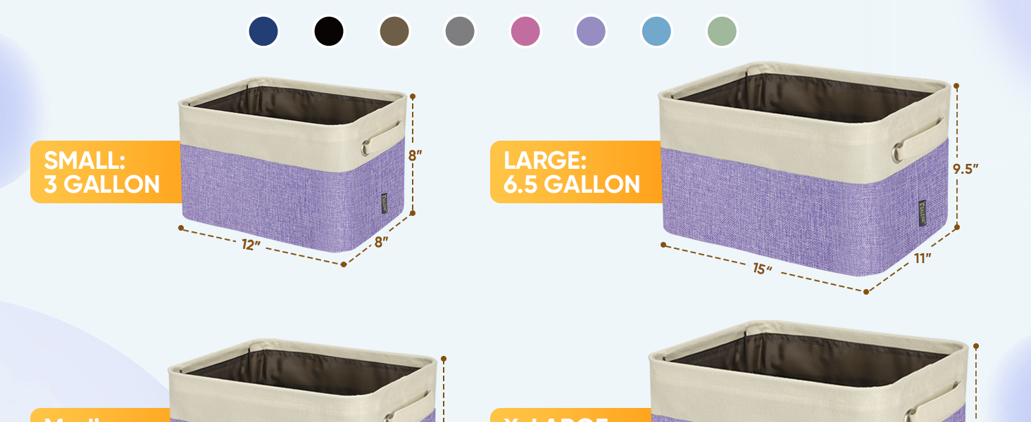 foldable storage baaskets