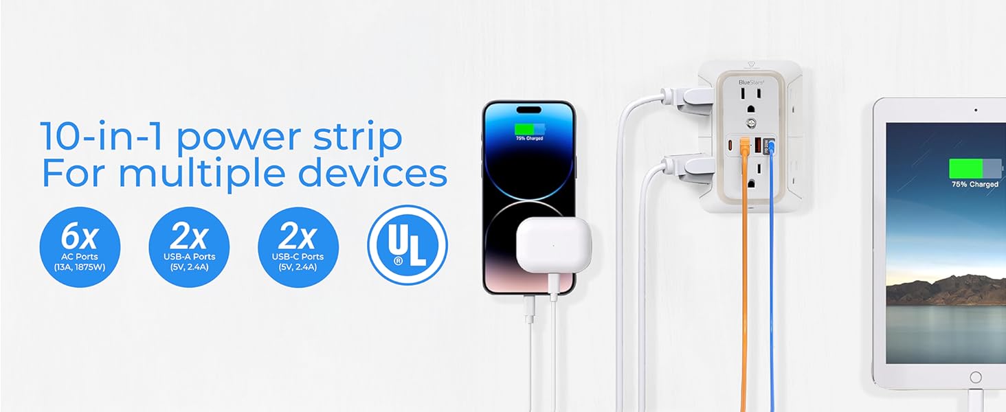 wall outlet extender surge protector outlet usb wall charger outlet with usb ports usb outlet