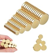 SMARTAKE Small Magnet Rare Earth Magnets 5 Sizes 60Pcs, Tiny Neodymium Disc Magnets Multiuse for ...