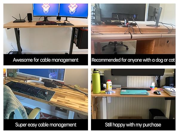 cable management under desk