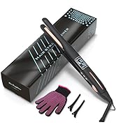 0.5 Inch Pencil Flat Iron for Short Hair, Beard and Pixie Cut,Small Nano Titanium Hair Straighten...