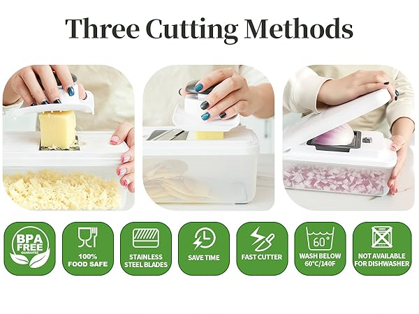 Three Cutting Methods