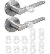 Strongest Home 6+4 Pack Door Stop Wall Protector for Door Handle - Clear & Invisible Wall Stopper...