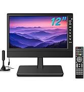 Feihe 12 Inch Small TV with HD Display, Antenna,HDMI,AV,USB Ports, Built-in Digital Tuner and Com...