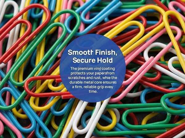 Colored Jumbo Paper Clips