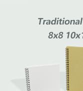 Popotop 8x8 Inch Scrapbook Photo Album, 60 Page Decorative Kraft Paper Book for 4x6 Pictures, DIY...
