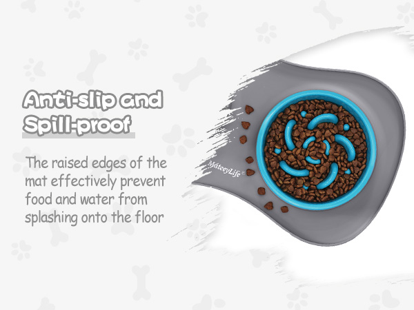 dog slow feeder bowl