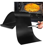 Oven Liner for Bottom of Oven, Cut to Size Air Fryer Liners, Stovetops Protector & Grills Mat Thi...