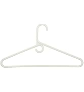 Honey-Can-Do Honey Can Do Heavy-Duty Tubular Hangers, 18 Count (Pack of 1) HNG-09023 White