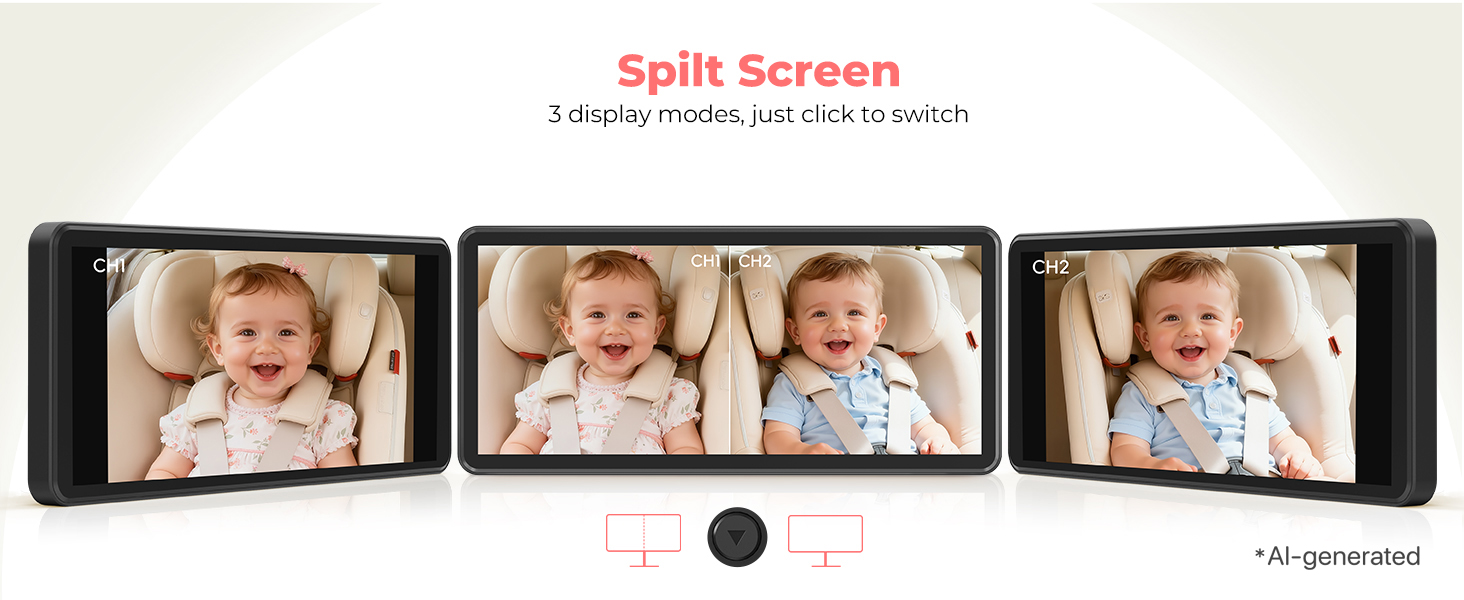 baby car camera with monitor