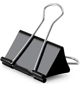 Ufmarine Extra Large Binder Clips 2.4 Inch Length, Jumbo Binder Clips for Office (12 Pcs)