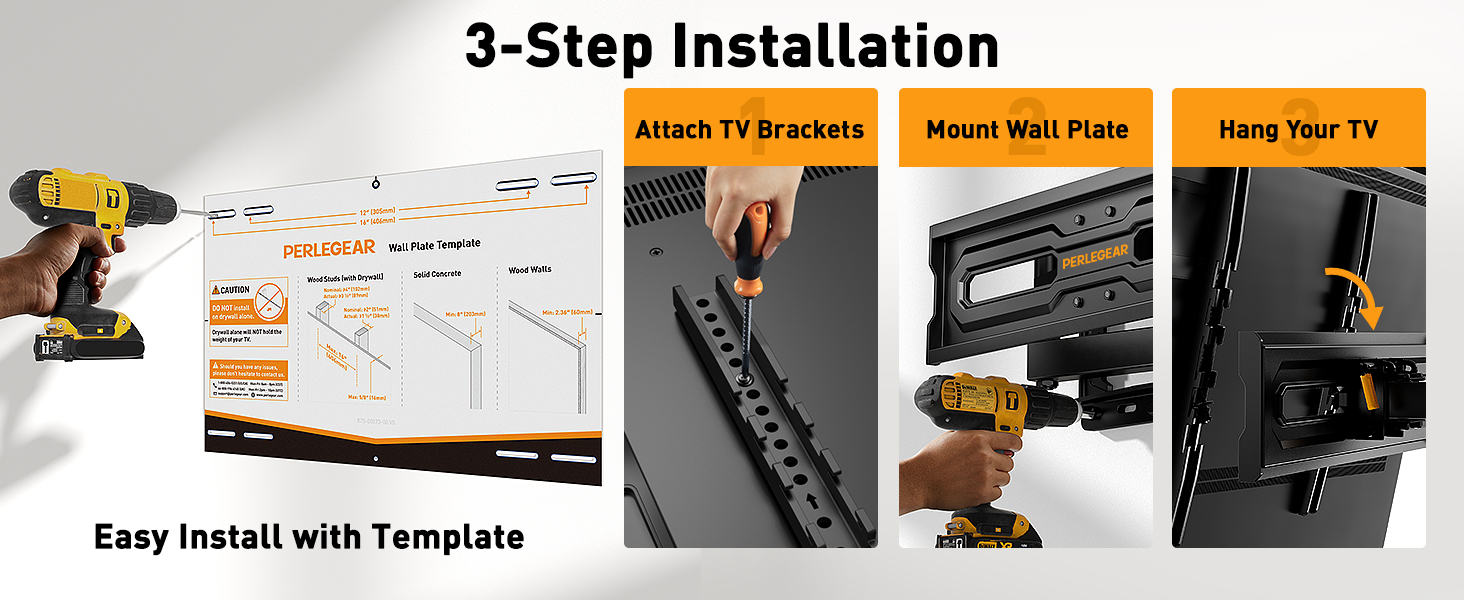 full motion tv wall mount