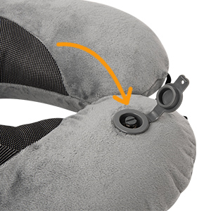inflatable travel neck pillow