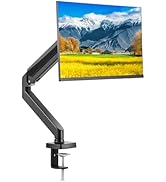 VEVOR Single Monitor Arm for 13"-32" Screens, Gas Spring Mount, Holds up to 20 lbs, Desk Mount wi...