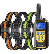 Heaflex Dog Shock Collar with Remote, Dog Training Electric Collar, Waterproof Rechargeable, 1640...