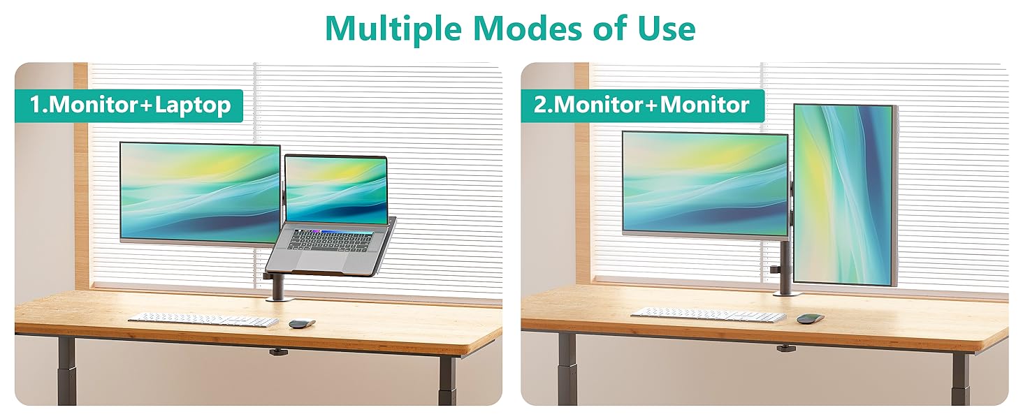 soporte monitor y laptop monitor arm with laptop stand laptop stand mount