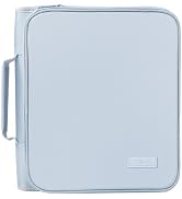 SUNEE Zipper Binder Bag with Handle, 2-Inch 3-Ring O-Ring, 500-Sheet Capacity, Includes Zip Pocke...
