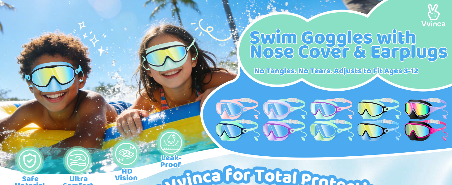 goggles with nose cover