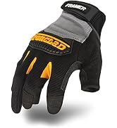 Ironclad Framer; Carpenter Work Gloves, Open Finger Dexterity, Performance Fit, Durable, Machine ...