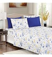 Elegant Comfort Softest and Coziest 6-Piece Sheet Set - 1500 Premium Hotel Quality Microfiber - D...