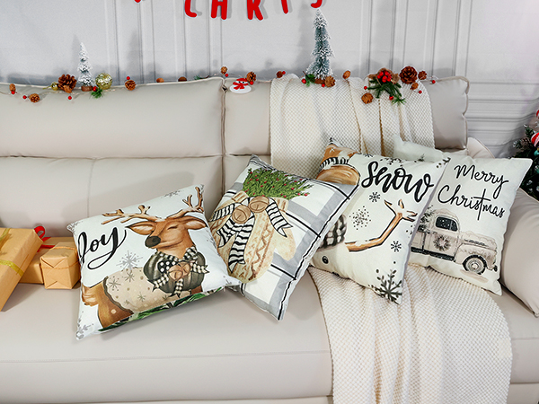 christmas throw pillow cover christmas cover pillows christmas red pillow covers