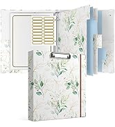 Rouidr 3 Ring Binder with clipboard, 1 inch Binder Organizer, 8.5" x 11" Letter Size View Binders...