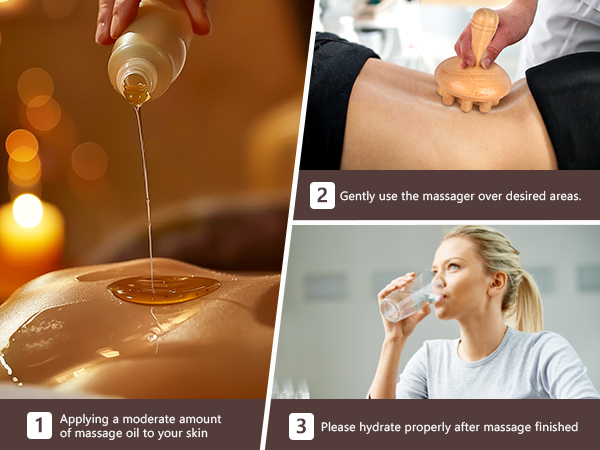 wood massage tools lymphatic kit