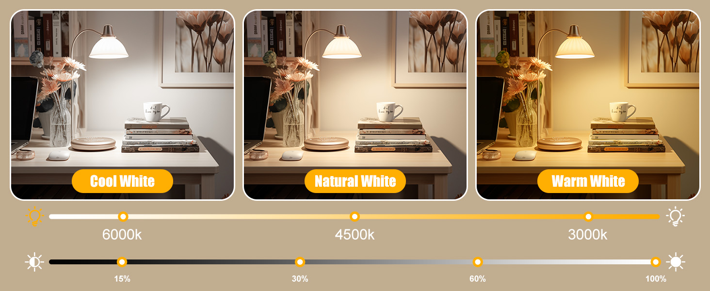 Brightown E26 Rechargeable Light Bulb with Remote