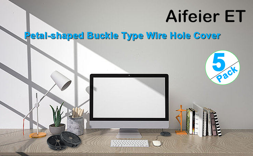 Petal-shaped Buckle Type Wire Hole Cover
