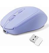 PiMivco Rechargeable Wireless Mouse, Bluetooth Mouse for Laptop/iPad/MacBook Pro/Air,Silent Mouse...
