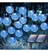 btfarm 2 Pack Solar String Lights Outdoor Waterproof, Total 98 FT 100 LED Solar Powered Patio Lig...