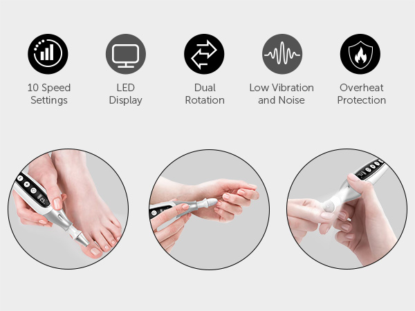 toe nail toenail grinder for thick toenails