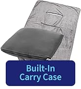 TRAVELREST 4-in-1 Travel Blanket – Wearable Blanket, Pillow & Body Wrap, Lightweight, Compact & C...