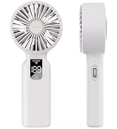 Funme Portable Handheld Fan, 100 Speed Scroll Wheel Control with Boost Mode, 23H Max Cooling, 400...