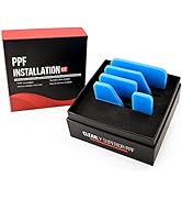 NEWISHTOOL Soft PPF Squeegee Kit - 5in1 Blue PPF Set w/Gift Box, Anti-Scratch Rubber Squeegee for...