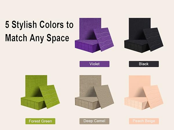 Felt Bulletin Board Tiles 12 Pack, 48" x 36" Cork Board Alternative