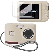 Tedubax Case for Kodak PIXPRO FZ45,FZ45 accessories,Soft Silicone Protective Case,Comes with 2 Sc...