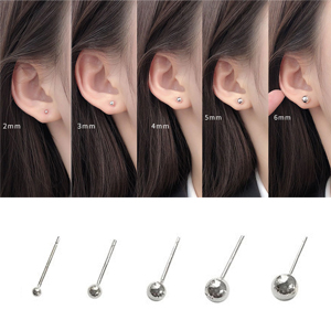 sterling silver stud earrings
