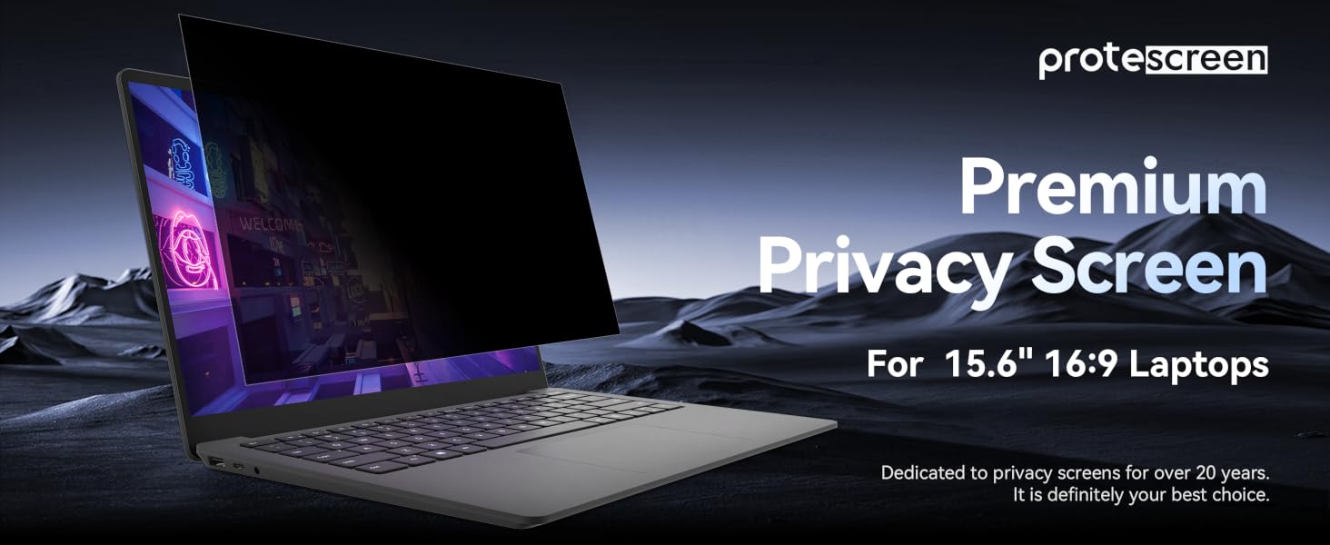 laptop privacy screen 15.6 inch