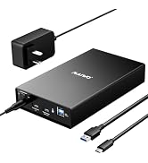 MAIWO External Hard Drive Enclosure(6Gbps) with Hub Expander for 3.5 2.5 Inch SATA SSD HDD USB C ...