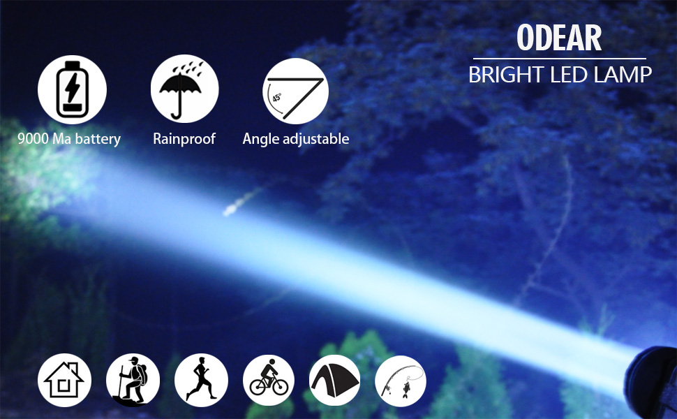 Odear LED Rechargeable Headlamp