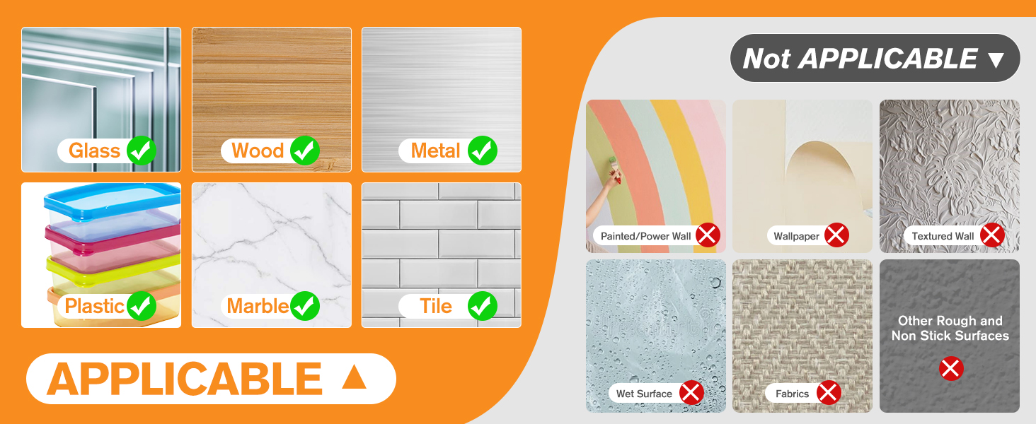 HANGING ADHESIVE STRIPS for Walls