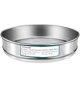 LVDALAB 304 Stainless Steel Lab Sieve Screen Mesh, 16 Mesh(1.18mm) Aperture Test Sieve, 12Inch(30...