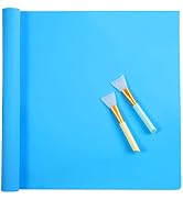 Oversize Silicone Craft mat(23.2 in x 15.6 in), Silicone Mats for Epoxy Resin Jewelry Casting Mol...