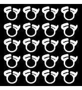 Quickun 1/2" Heavy Duty Double Snap Grip Nylon Hose Clamps Several Ratcheting Adjustable Clamp, 2...