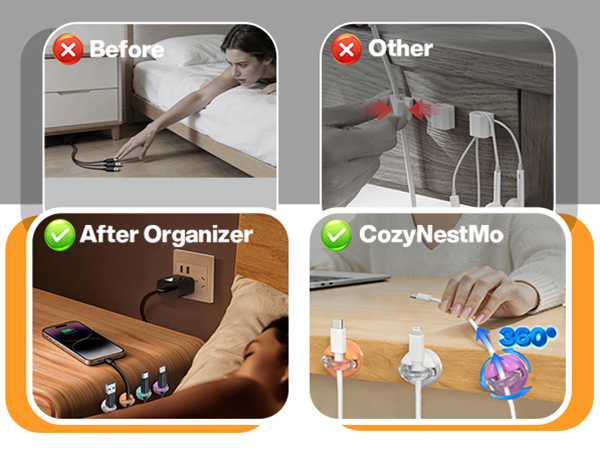 magnetic cord organizer