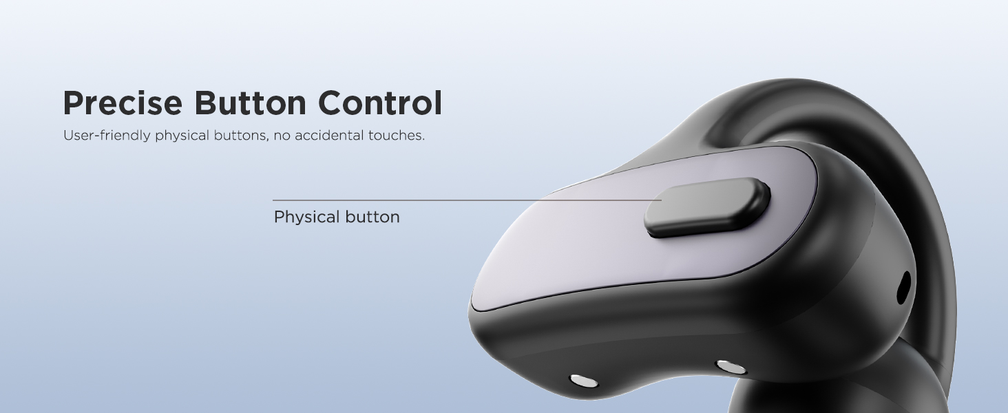 clip-on wireless bluetooth earphones