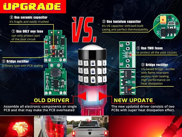 T20-7440-7443-LED-Strobe-brake-lights-bulbs-flash-stop-lamp-red