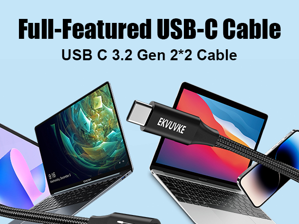 USB C Monitor Display Cable