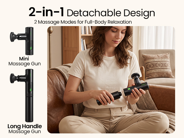 massage gun with heat